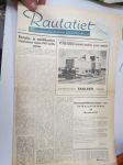 Rautatiet - Rautatietaloudellinen ammattijulkaisu 1962 nr 6-7, sis. mm. ilmoitukset Veto-Jussi, Mengele yleiskaivuri, ym.