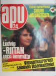 Apu 1981 nr 24, ilmestynyt 12.6.1981, kansikuva + artikkeli Riitta Väisänen, Vapaamuurarien jäsenluettelo, Jäätelötesti, Oulu pohjoisen huumekeskus, Tuomo Salonen