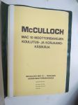 McCulloch MAC 10 moottorisahojen koulutus- ja korjaamokäsikirja -chain saw shop manual, in finnish
