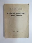 Reserviupseeri johtajana -Finnish army reserve officer as a leader