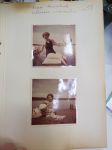 Värivalokuvai vuodelta 1955, 2 kpl albumilehdellä -valokuva / photograph