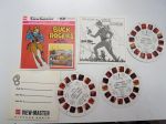 View-Master J1 - Buck Rogers in the 25th Century - Battle on the Moon -englanninkielinen kuvakiekkosarja, sisältää tarinavihkon -reel set