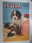 Seura 1956 nr 21, 23.5.1956, Sinikka Ankrah ja suklaahipiäinen lapsensa Katariina - jo kuusi suomalistyttö Lontoossa naimisissa mustan miehen kanssa, Suomen Rahapaja