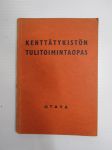 Kenttätykistön tulitoimintaopas -field artillery regulations