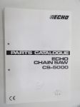 Echo Chain saw CS-5100 Spare parts catalogue -varaosaluettelo