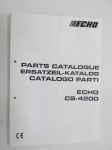 Echo Chain saw CS-4200 Spare parts catalogue -varaosaluettelo