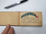 Muistovihko / muistokirja kiiltokuvineen ja värssyineen, Hellin Luoto, Turku noin vuodelta 1910 -memories book