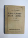 Koululaisen Muistikirja 1920-1921 -calendar / yearbook for school pupils