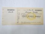 1 mk shekki / Suomen Pankki nr D 123724 -