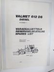 Valmet 612 DS Diesel 61232669-1 Varaosaluettelo moottorin numerosta 83010 alkaen Lännen AH 192, AH 173