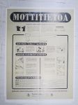 Mottitietoa - ohjeita mottimetsään meneville - Työtehoseura - Sodan lehdet dokumentti 34 -juliste, uustuotantoa / poster, reprint