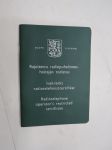 Rajoitettu radiopuhelimenhoitajan todistus v. 1972
