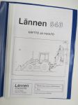 Lännen 840 (01/95) - Käyttäjän käsikirja -käyttöohjekirja / operator´s manual in finnish KOPIO / COPY