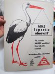 Wilhelm Schaumann - Schaumann rakennuslevyt - Mikä lapselle nimeksi? -mainospainate / kilpailuinfo, Oy Mainos-Taucher-Reklam Ab:n jäämistöä