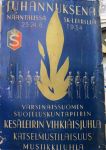 Suojeluskuntaleiri, Naantali 23-24.6.1934, tapahtuman alkuperäinen 2-puolinen juliste / original National Guard Summer Camp poster