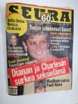 Seura 1994 nr 41, 14.10.1994, Prinsessa Diana & Charles surkea seksielämä, Uutta tietoa flunssaviruksista, Sodan julmimmat kuvat, Pauli Kiuru, Eija Kantola, ym.