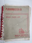 Roadless Traction Ltd - Ploughmaster 65 Spare Parts List -varaosaluettelo