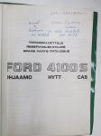 Ford 4100 S Ohjaamo / Hytt / Cab -varaosaluettelo / Reservdelar / parts list