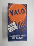 Valo - valkovaate hohtavaksi - kirjokangas kirkkahaksi - Turun Saippua -avaamaton, täysi pesuainepaketti / unopened full packet of washing powder