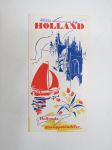 Holland -matkailuesite / kartta - travel brochure / tourist map