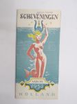 Scheveningen Saison 1953 - Holland -matkailuesite / kartta - travel brochure / tourist map