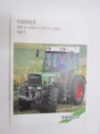 Fendt Farmer 250 V, 260 V, 270 V, 280 V, 280 P traktori -myyntiesite, englanninkielinen / tractor sales brochure, in english