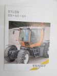 Fendt Xylon 520, 522, 524 traktori -myyntiesite, englanninkielinen / tractor sales brochure, in english