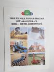 Ford & Fiatagri traktorit nyt saman katon alta -myyntiesite / sales brochure, tractor accessories