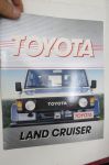 Toyota Land Cruiser 1987 -myyntiesite / sales brochure