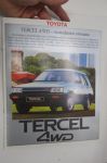 Toyota Tercel 4WD 198? -myyntiesite / sales brochure