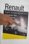 Renault Trafic Combi Allrad 4 x 4 -myyntiesite / sales brochure