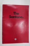 Volkswagen Santana 1984 -myyntiesite / sales brochure