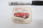 Austin-Healey 100 - Olympia-kahvin kilpavaunusarja -keräilykortti, kahvipaketissa ollut, kahvipakettikortti -coffee package collectible card