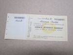 1 mk shekki / Suomen Pankki nr D 123737 -