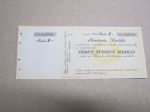 1 mk shekki / Suomen Pankki nr D 123734 -