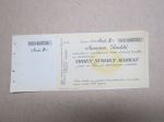 1 mk shekki / Suomen Pankki nr D 123731 -
