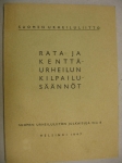 Rata- ja kenttäurheilun kilpailusäännöt