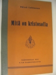 Mitä on kristosofia?