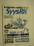 Artukaisten radalla Syys-RR 17-18.9.1983 -käsiohjelma