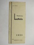 Haastemiesluettelo 1939