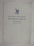 Kuudennet pohjoismaiset musiikkijuhlat Helsingissä 21-28 V. 1932