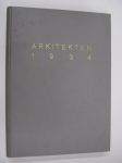 Arkitekten årgång XXXI 1934 -sidottu vuosikerta