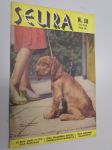 Seura 22. 9. 1948 nr 38 sis. mm. seur. artikkelit / kuvat / mainokset; näyttelijätär Eila Peitsalo, kulkutautien pääoireet, Angelo Soliman, SOK