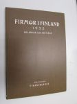 Firmor i Finland 1932 - Balanser och kritiker