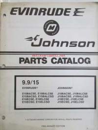 Evinrude-Johnson 1979 Parts Catalog 9.9/15 HP, katso tarkemmat mallimerkinnät kuvista.