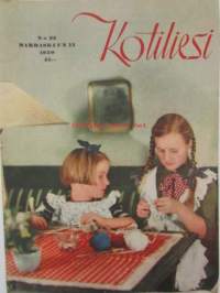 Kotiliesi 1950 nr 22 -mm. Osaatko ostaa lihan oikein vaikka osaatkin valmistaa?, Pesutyötä ei rationalisoida vain koneilla, Suomalaisia koteja mustien maassa Alpo
