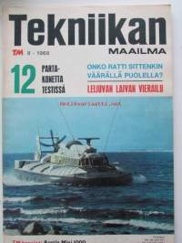 Tekniikan Maailma 1968 nr 8 -mm. Säätehdas, Uusia ja tehostettuja autoja Lamborghini 400 GT Islero, Renault 16 TS, Daroo II, Daroo I, Fokker D Vii,  Austin mini