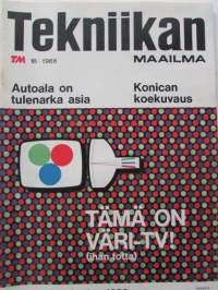 Tekniikan Maailma 1968 nr 16 -mm. Höyryveturi 1300:n tarina, Ford Cortina 1600, Peugeot 504, Konica Auto-Rexlex, Väri TV osto mallit ja teknniset tiedot, Katso