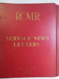 Rover Service News Letters Vol.3 1968-69 - Huoltokirjeet, Katso kuvista tarkemmat mallitmerkinnät  ja sisällys