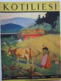 Kotiliesi 1935 nr 14-15 heinäkuu Hollantilainen puutarha, Rapu on Pohjolan hummeri.  Omatekoinen rapumerta